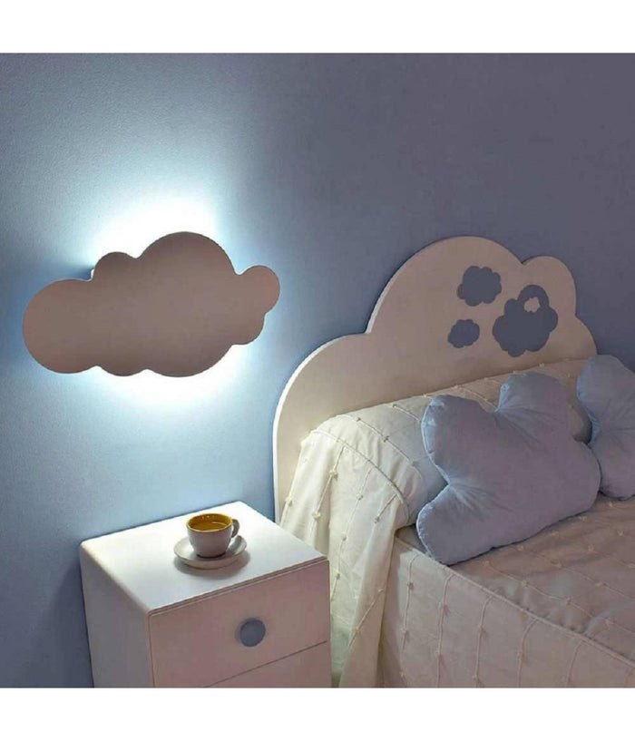 Applique A Led Forma Nuvola Lampada Da Parete 9 W 3 Colorazione Di Luce Aq28-b3c         