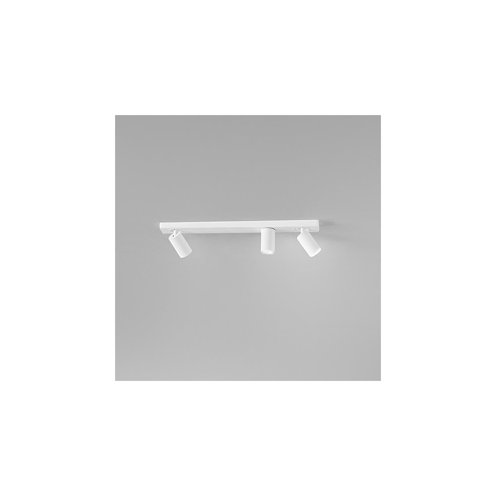 Applique a led ODDY orientabile rotonda Bianca da 3xGu10 Perenz