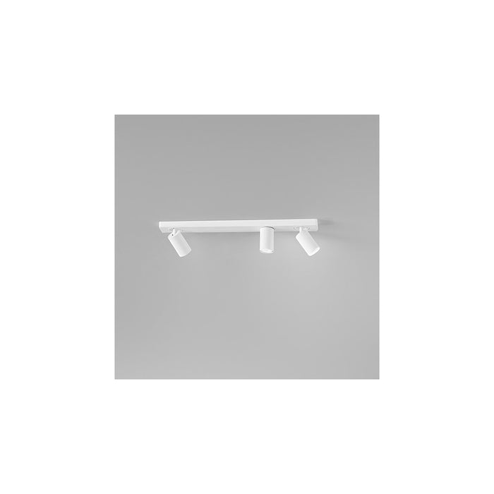 Applique a led ODDY orientabile rotonda Bianca da 3xGu10 Perenz