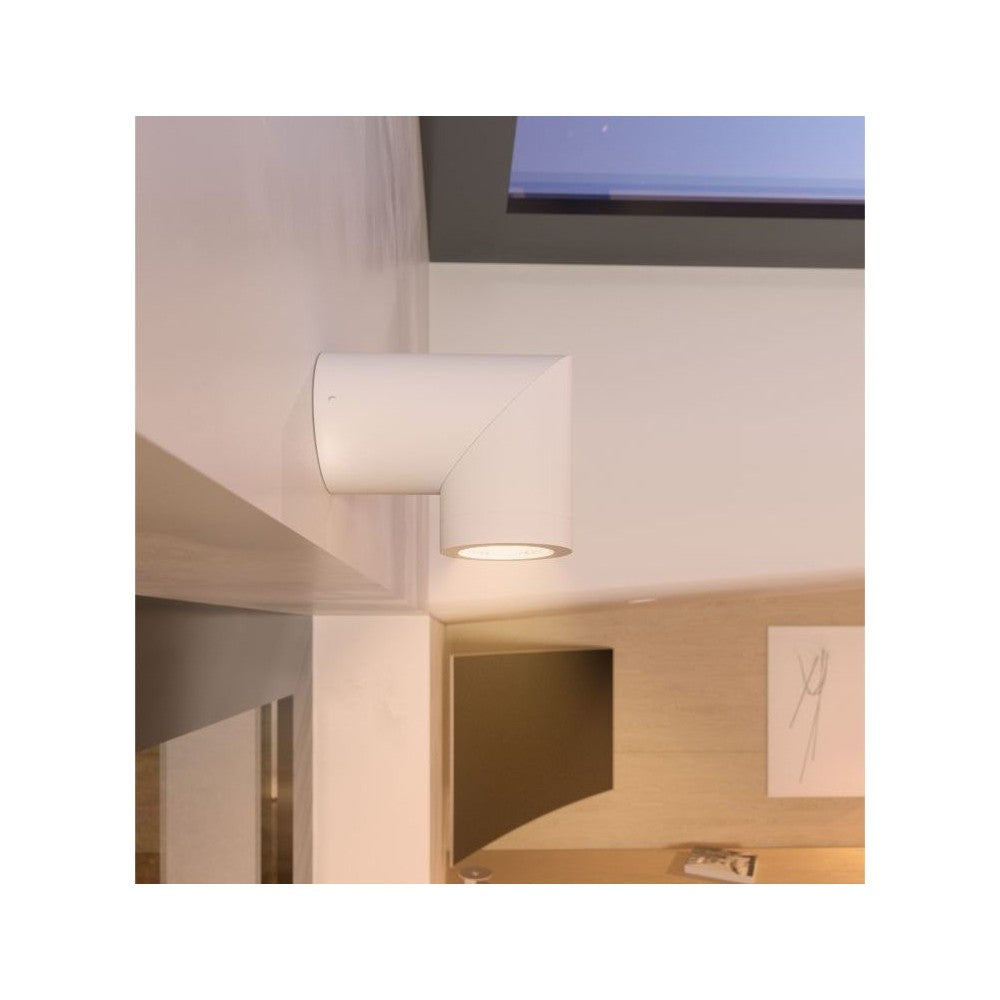 Applique a led orientabile cilindrica 7Watt Plus-Tricolor Bianco