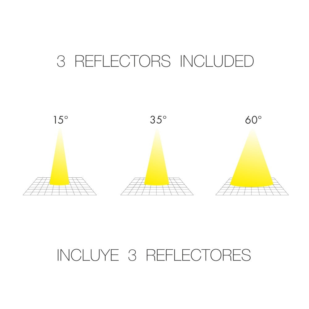 Applique a led orientabile cilindrica 7Watt Plus-Tricolor Nero