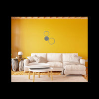 Applique a led Pois-Silver