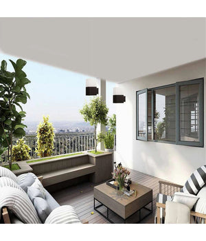 Applique A Muro Per Esterno Lampada Da Parete In Alluminio Attacco E27 Ip44 B160  Nero       