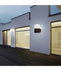 Applique A Muro Per Esterno Lampada Da Parete In Alluminio Attacco E27 Ip44 B160         