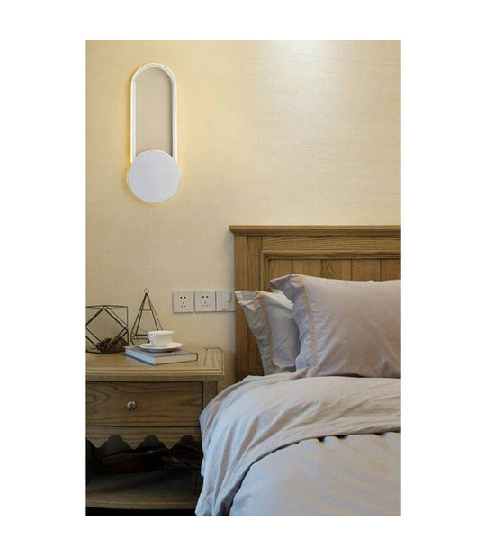 Applique A Parete Moderno Interni A Led 14watt Luce Fredda 6500k Calda 3000k E23  -bianco Caldo      -