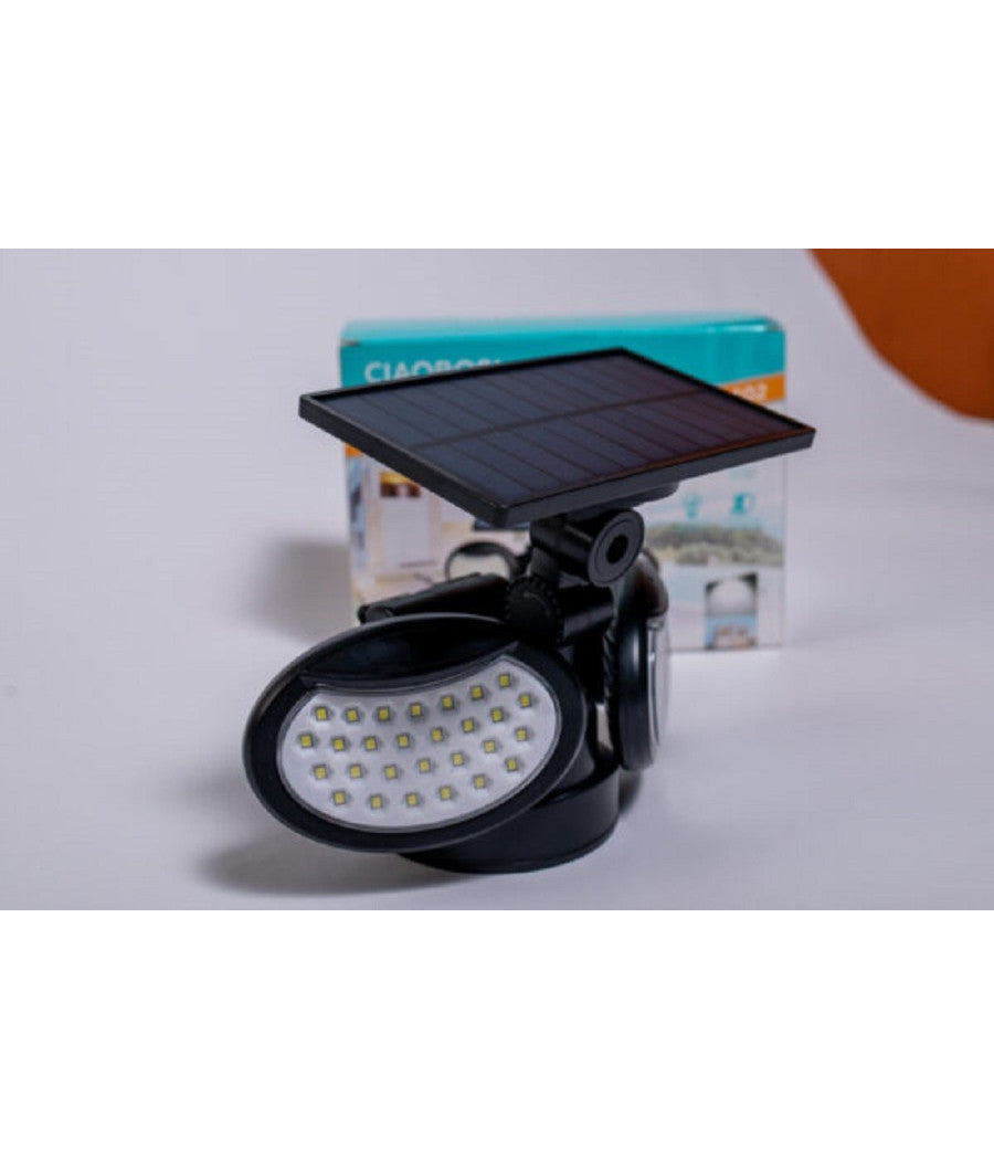 Applique Ad Induzione Solare 10 W Con Sensore Movimento Luce Led Ip67 Tx-9502         