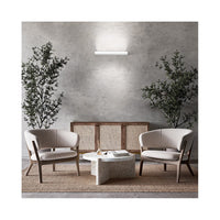 Applique BED da parete a led in alluminio 16W 28 cm Bianca Perenz