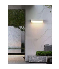 Applique Bianco Da Esterno 12w Luce Fredda 6500k Naturale 4000k Calda 3000k Es63  -bianco Caldo      -