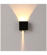 Applique Cubo Led 40w Per Uso Esterno Ip65 Doppia Luce Regolabile 3600 Lumen         
