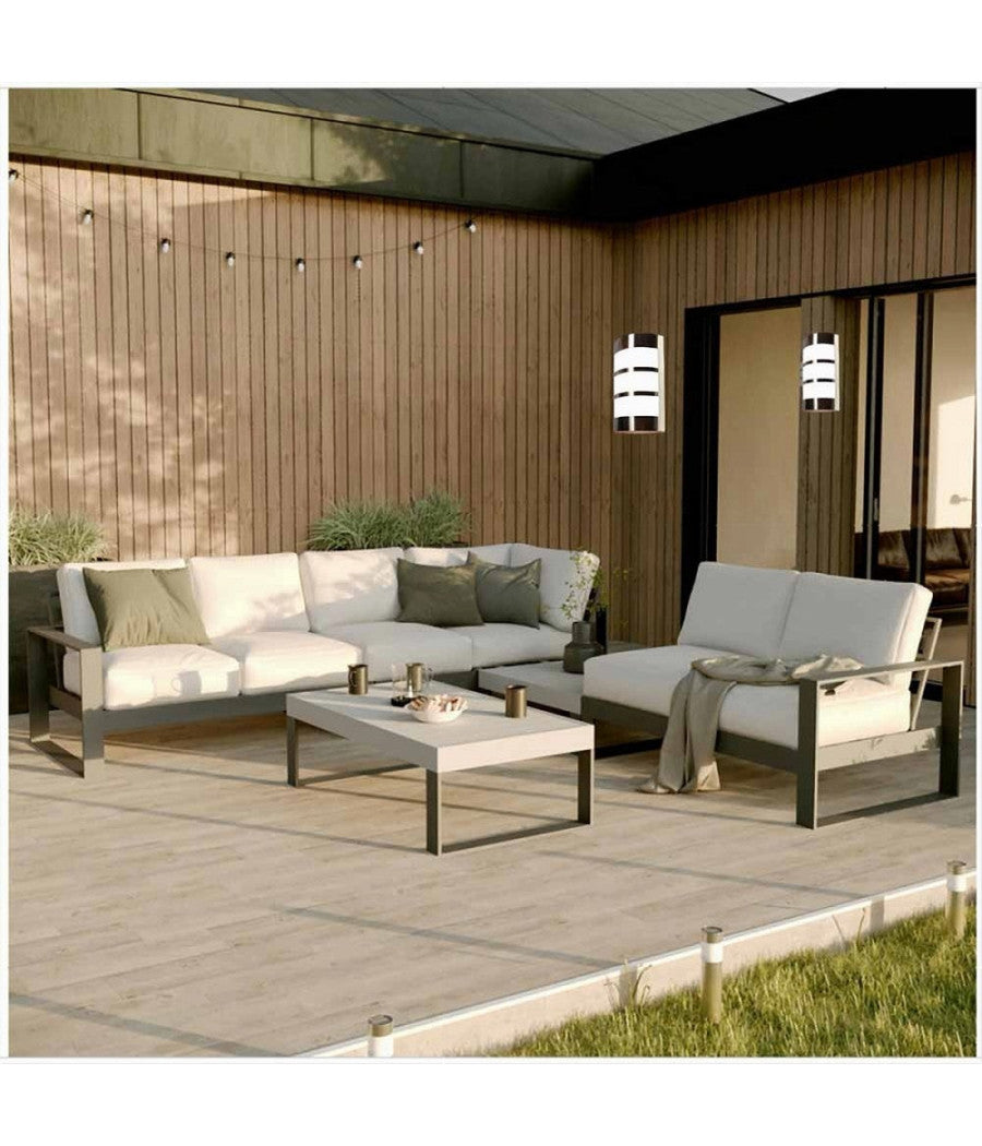 Applique Da Esterno In Acciaio A Fasce Attacco E27 Lampada Da Parete Ip44 S250-a         