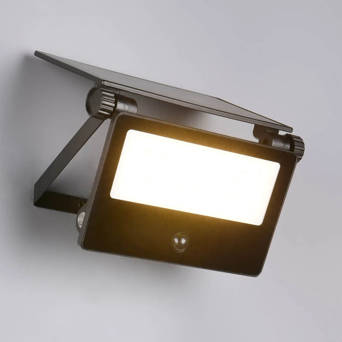 LÚZETE - APPLIQUE DA ESTERNO SOLARE 18W 3000K-6000K SENSORE ORIENTABILE IP54 MUSCARI