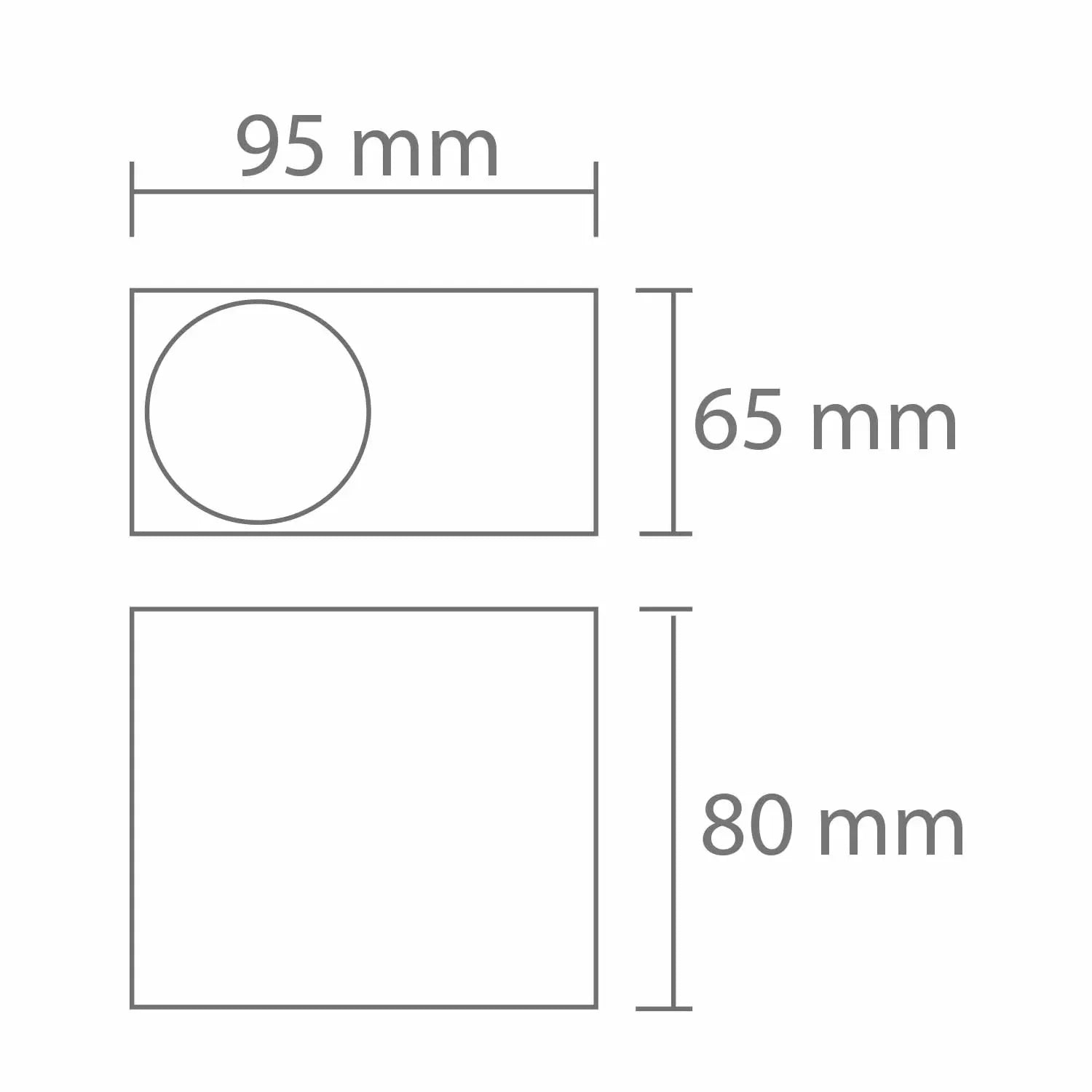 LÚZETE - APPLIQUE DA ESTERNO TANGO GU10 ANTRACITE