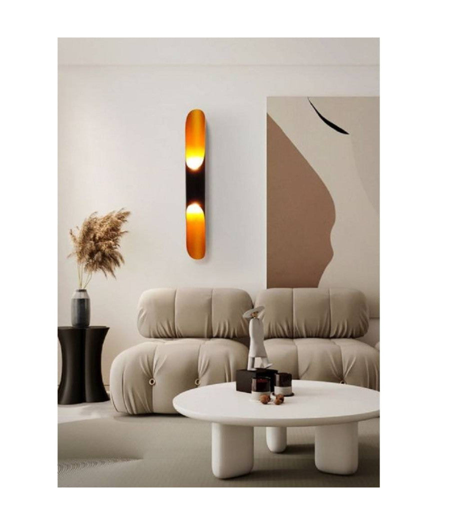 Applique Da Muro Lampada Da Parete Moderno Attacco 2xg9 Ip20 Bianco O Nero Aq44         