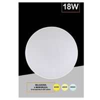Trade Shop - Applique Da Muro Parete Led Rotondo 18w Ip44 Tre Temperature Di Luce Es-pn300-3c -
