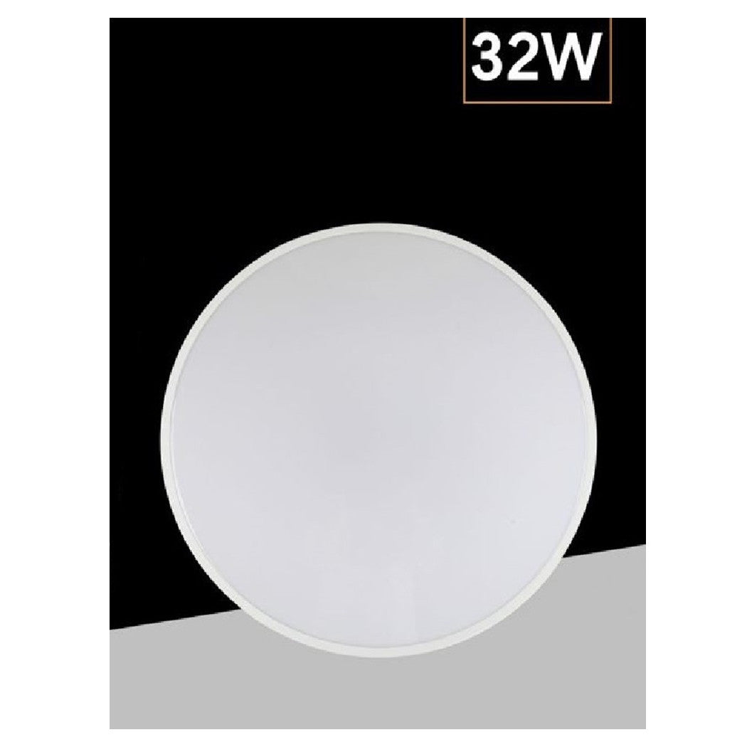 Trade Shop - Applique Da Muro Parete Led Rotondo 32 W Ip44 3 Temperature Di Luce Es-pn380-3c -