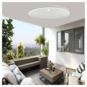 Trade Shop - Applique Da Muro Parete Led Rotondo 32 W Ip44 3 Temperature Di Luce Es-pn380-3c -