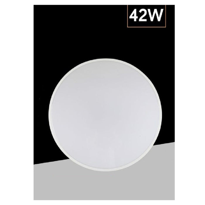Trade Shop - Applique Da Muro Parete Led Rotondo 42watt Ip44 Tre Temperature Luce Es-pn480-3c -