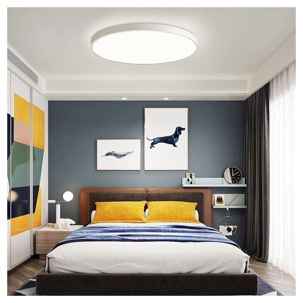 Trade Shop - Applique Da Muro Parete Led Rotondo 42watt Ip44 Tre Temperature Luce Es-pn480-3c -