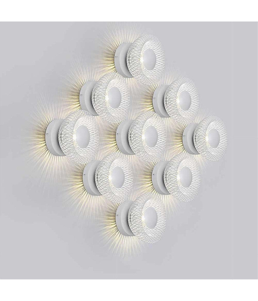 Applique Da Muro Stile Industriale Lampada Decorativa In Metallo Attacco G9 Aq48         