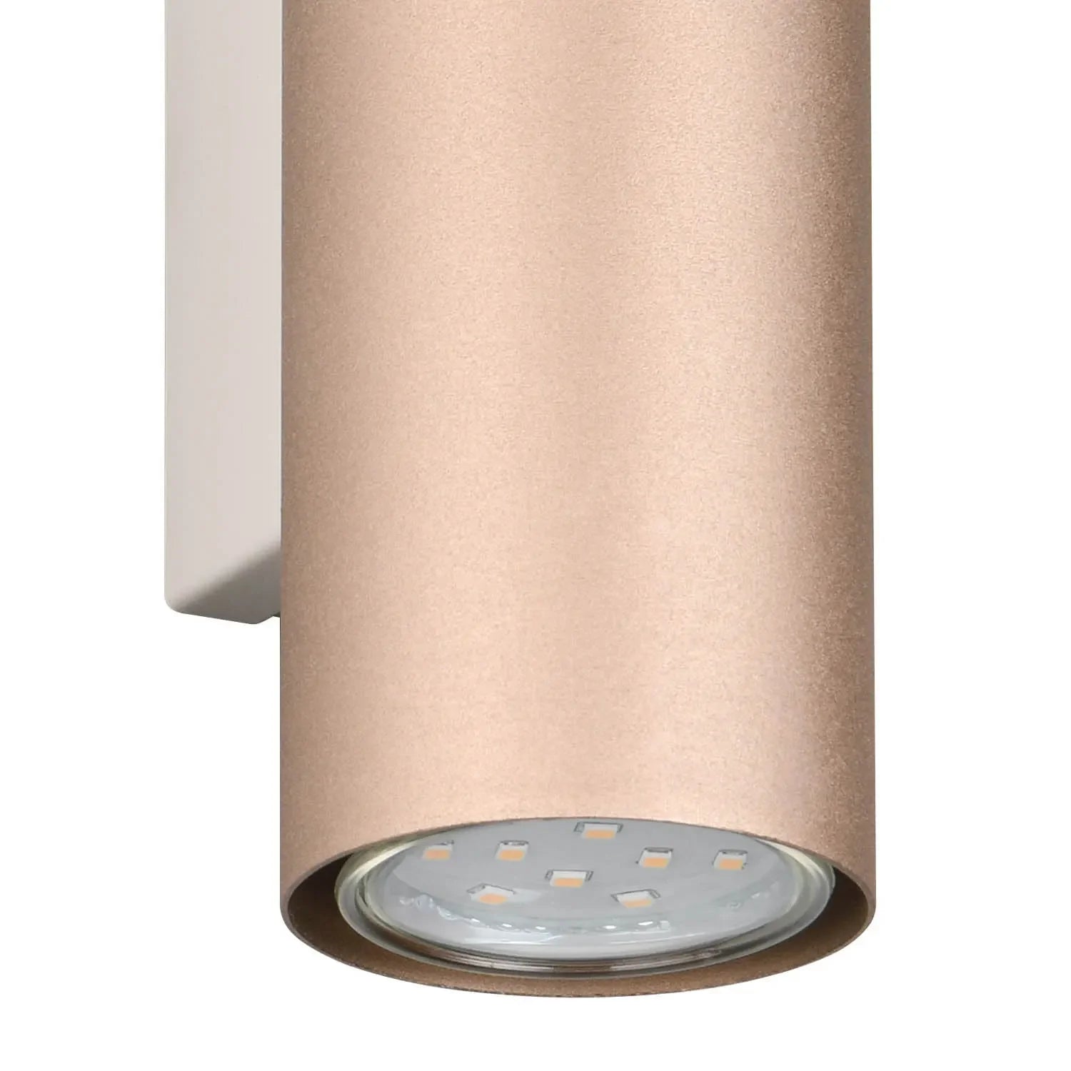 LÚZETE - APPLIQUE DA PARETE 2 LUCI BIDIREZIONALE METALLO COFFEE/GRIGIO GU10 GRAFTON