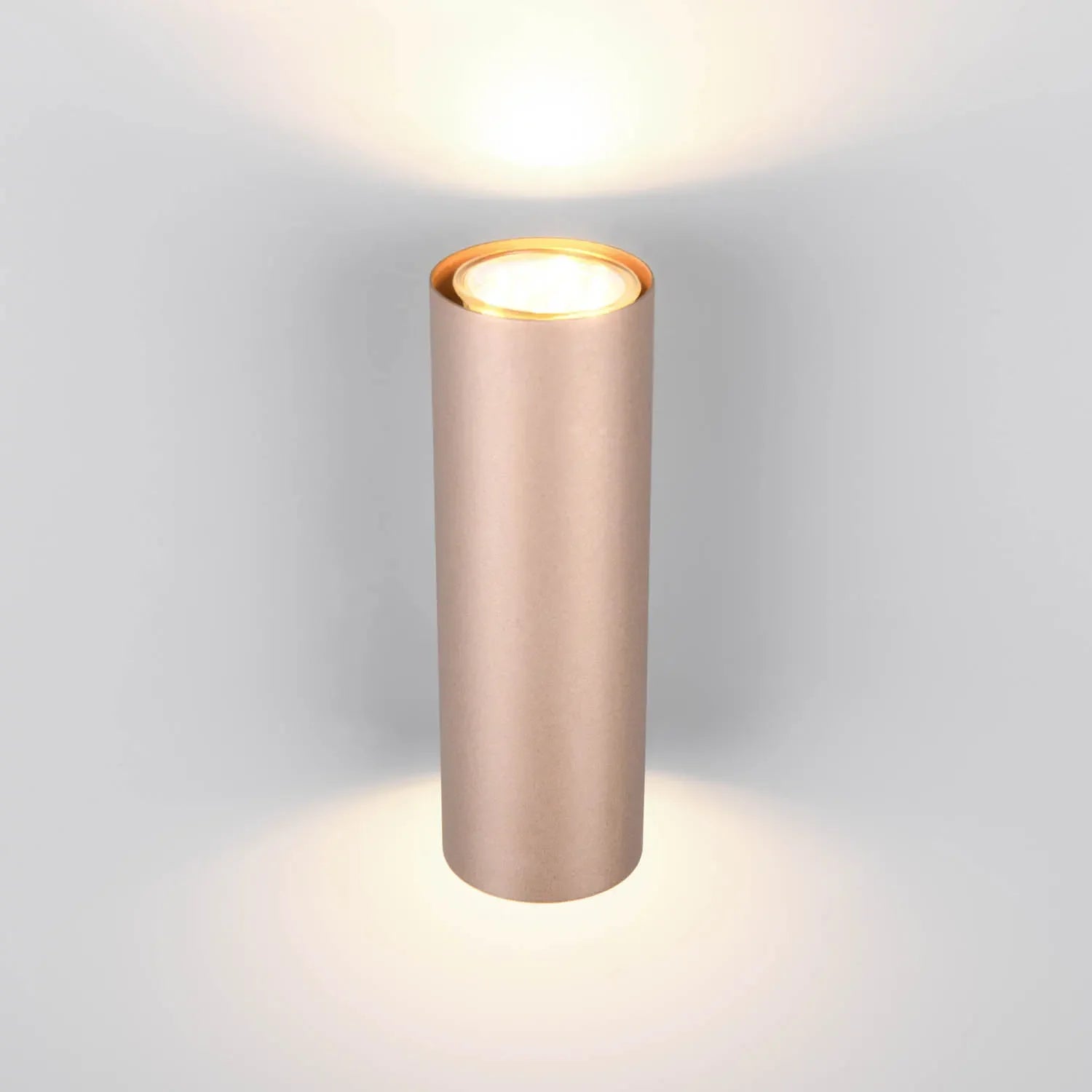 LÚZETE - APPLIQUE DA PARETE 2 LUCI BIDIREZIONALE METALLO COFFEE/GRIGIO GU10 GRAFTON