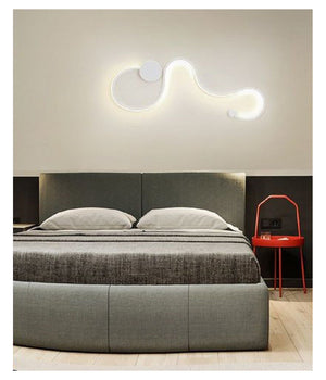 Applique Da Parete 20w Moderno Luce 3000k 6500k 4000k Lampada Per Interni E12         