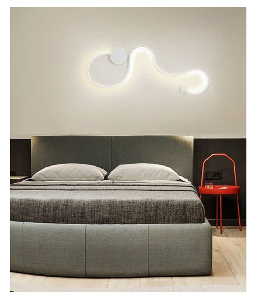 Applique Da Parete 20w Moderno Luce 3000k 6500k 4000k Lampada Per Interni E12         