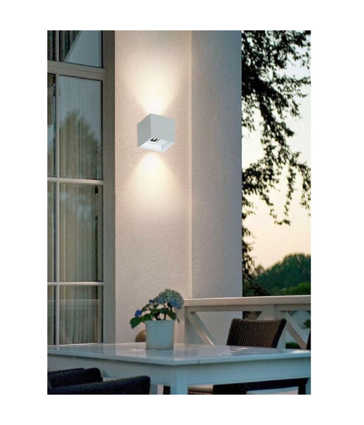 Applique Da Parete 52 Led 22 W Per Esterno Doppia Emissione Luminosa Ip65 Es66-b  -bianco Caldo      -