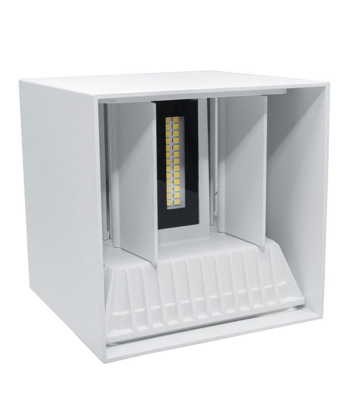 Applique Da Parete 52 Led 22 W Per Esterno Doppia Emissione Luminosa Ip65 Es66-b         