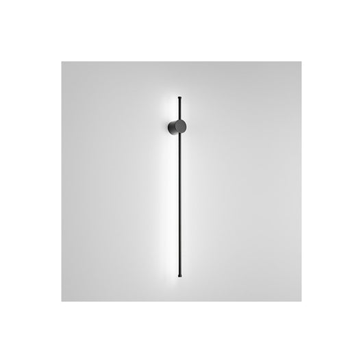 Applique da parete CLOCK a led in alluminio 20W 3000K Perenz 97 cm Nera