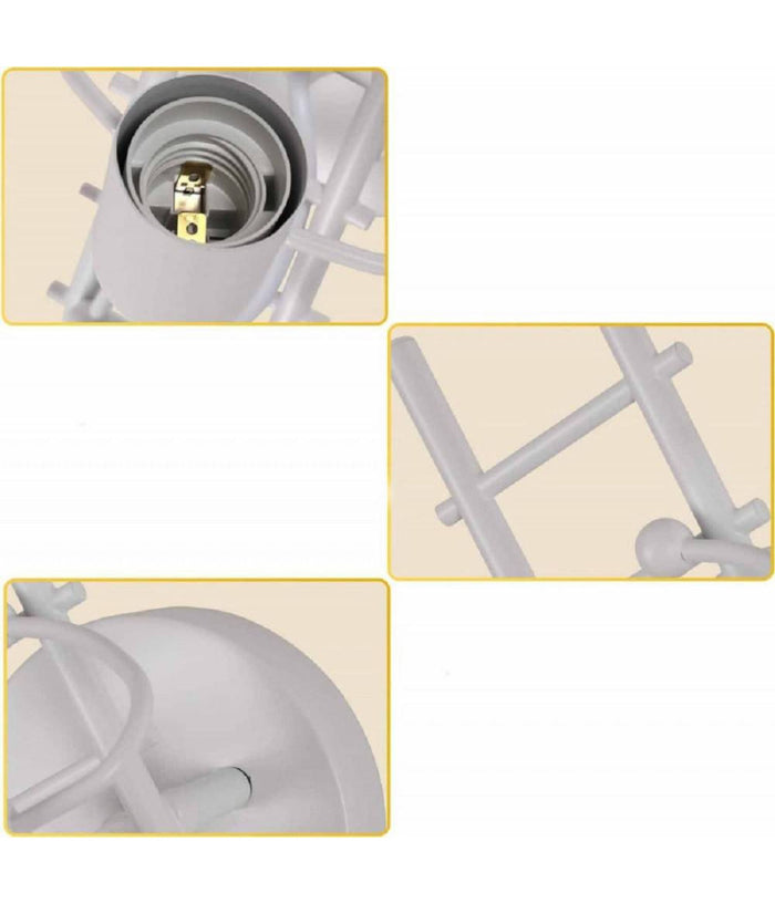 Applique Da Parete Decorativo Forma Omino Sulla Scala In Metallo Attacco E27 Aq49         