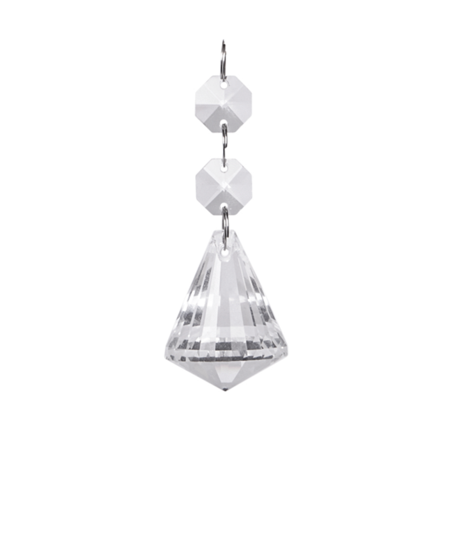 Applique Da Parete Doppia Lampada Tondo Cristalli Luce Led Caldo 3000 Lampadario         