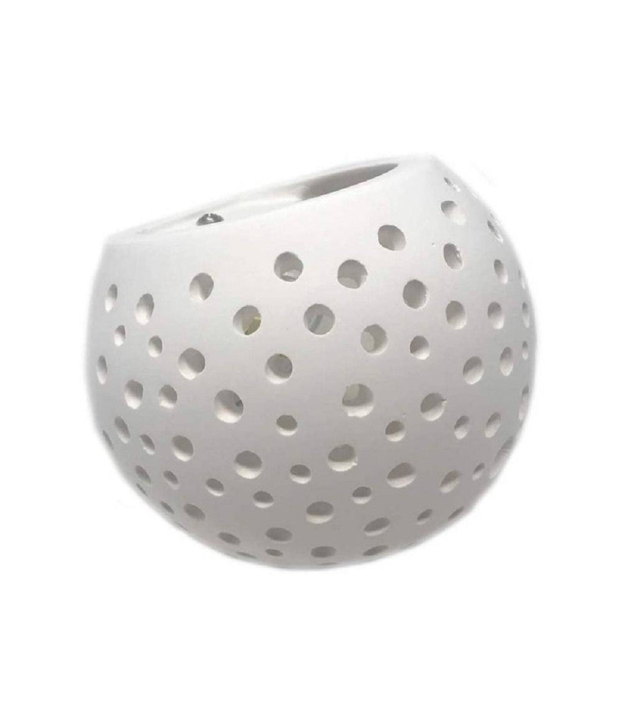 Applique Da Parete In Gesso Tondo Up E Down Verniciabile Contemporanee G9 Gs-e42         