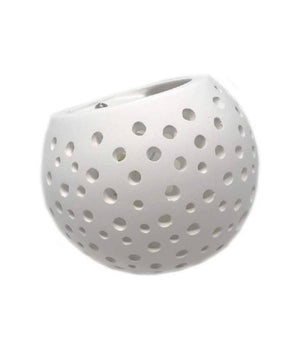 Applique Da Parete In Gesso Tondo Up E Down Verniciabile Contemporanee G9 Gs-e42         