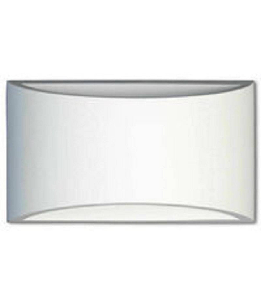 Applique Da Parete In Gesso Verniciabile Doppia Luce G9 Lampada Moderna Gs-e14         