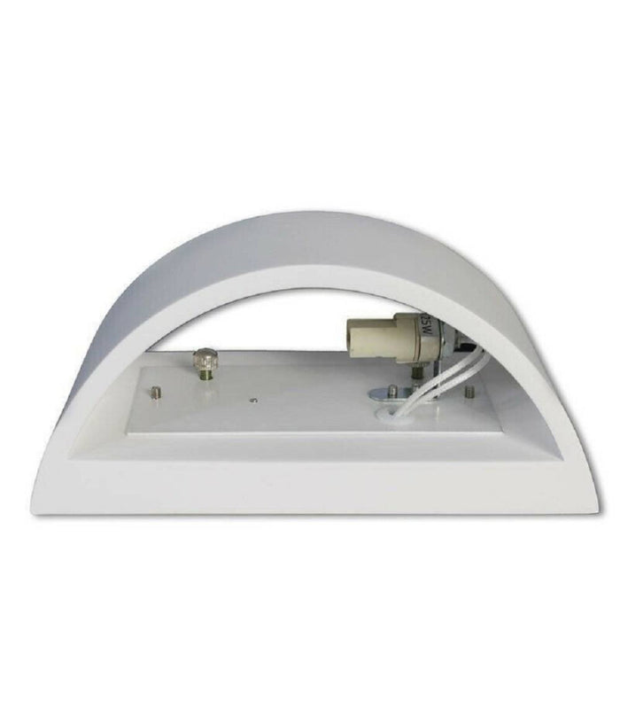 Applique Da Parete In Gesso Verniciabile Doppia Luce G9 Lampada Moderna Gs-e14         