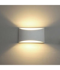 Applique Da Parete In Gesso Verniciabile Doppia Luce G9 Lampada Moderna Gs-e14         