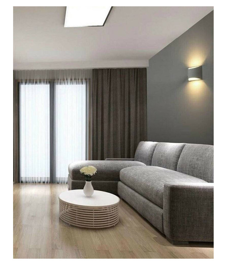 Applique Da Parete In Gesso Verniciabile Doppia Luce G9 Lampada Moderna Gs-e14         