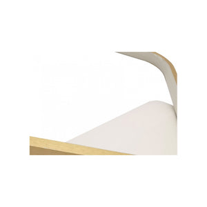 Trade Shop - Applique Da Parete Led 12w Quadrato Oro Lampada Moderno Minimal Luce 4000k 71279         