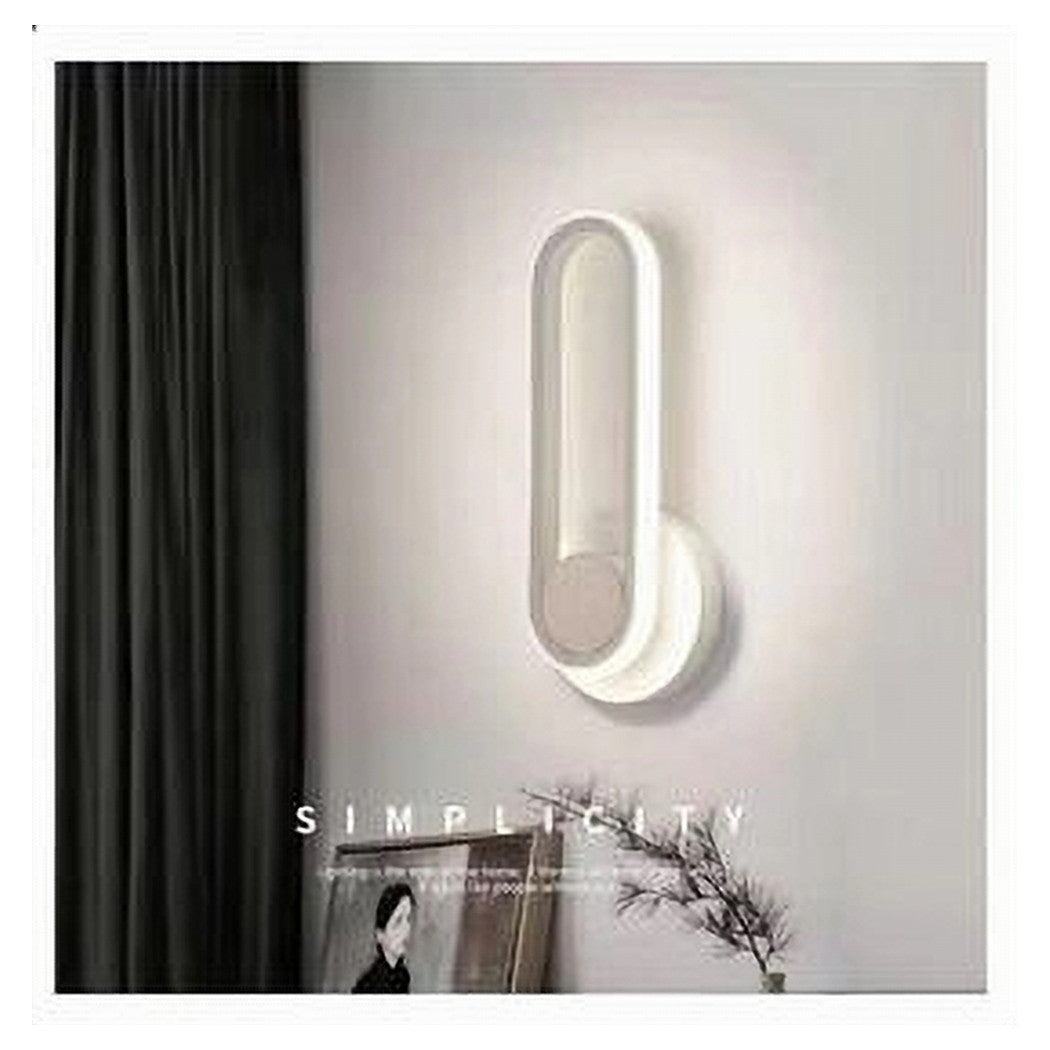 Trade Shop - Applique Da Parete Led 13 W Ovale Verticale Orientabile Bianco Luce Fredda 50339         