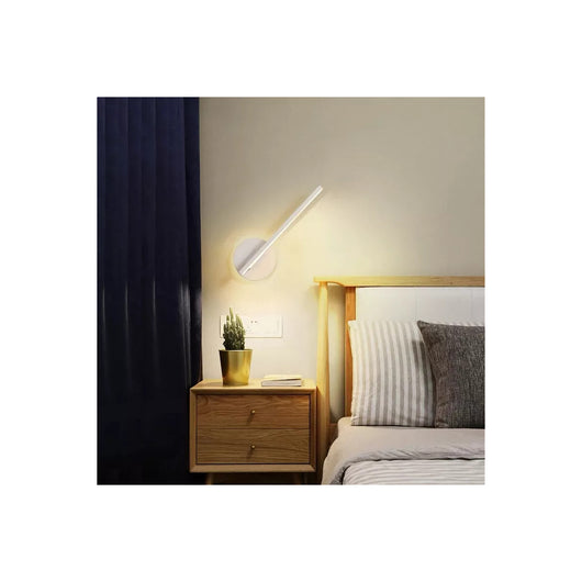 Trade Shop - Applique Da Parete Led 13w Lineare Orientabile Bianco Lampada Luce Naturale 50360 -