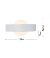 Applique Da Parete Led 8watt Doppia Emissione Luce 3 Colorazioni Di Luce E17-b3c         