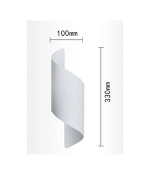 Applique Da Parete Led Attacco G9 Doppia Luce Lampada Design Moderno Spirale E53         