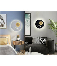 Applique Da Parete Led Moderna Retroilluminato 16w Luce Bianca 6500k Lampada E48         