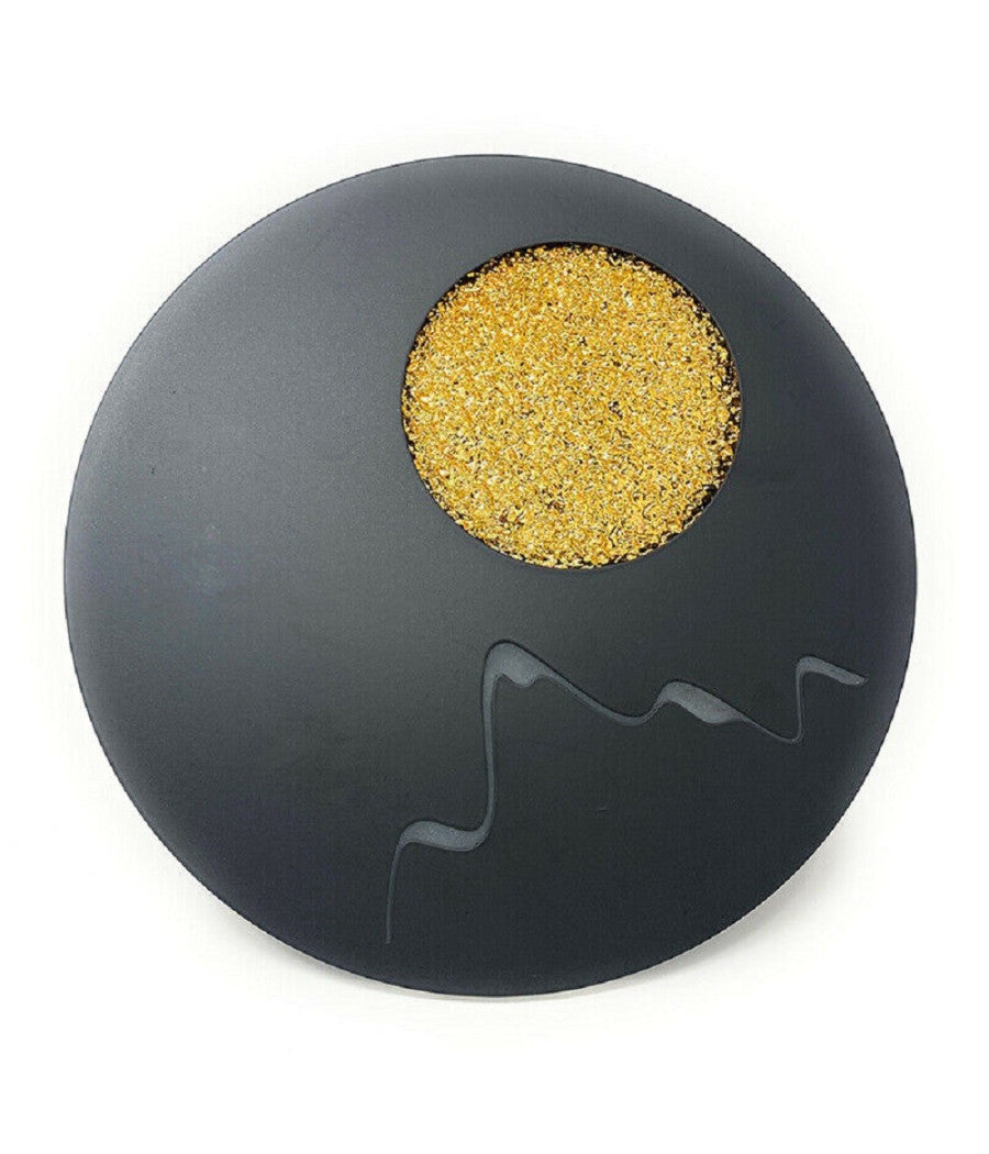 Applique Da Parete Led Moderna Retroilluminato 16w Luce Bianca 6500k Lampada E48  Nero       