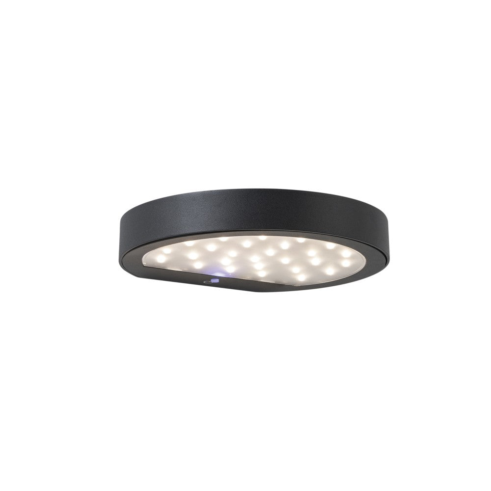 Applique da parete Nap solare antracite a led da 2,2w a batteria IP54