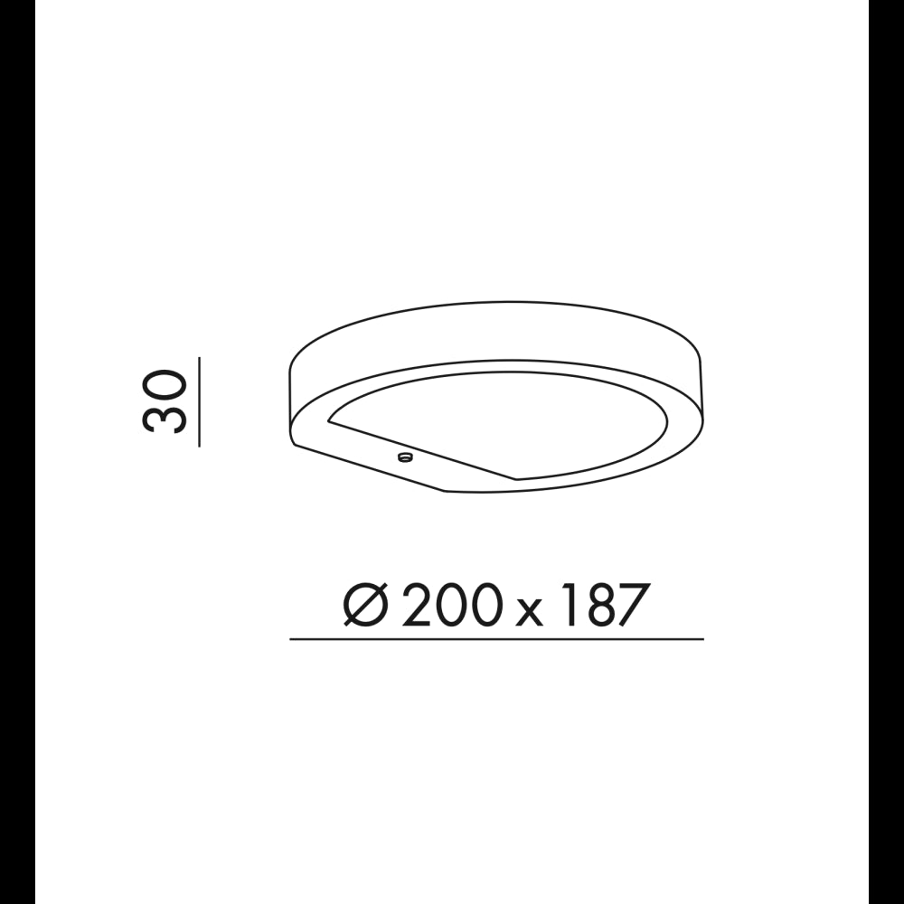 Applique da parete Nap solare antracite a led da 2,2w a batteria IP54