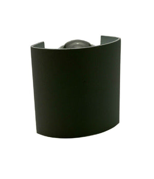 Trade Shop - Applique Da Parete Ovale Led Cob Esterno 3w Doppia Emissione Lampada Ip65 Es48 -