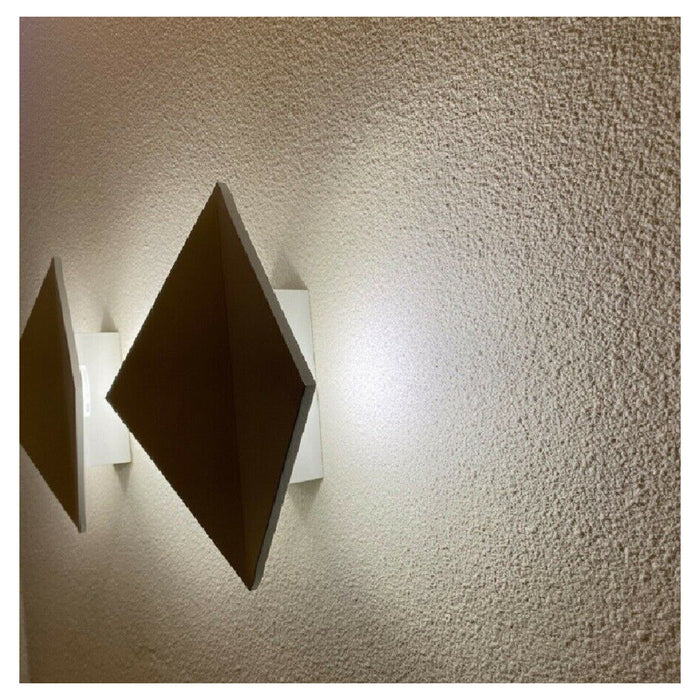 Trade Shop - Applique Da Parete Per Interni Con Led A Luce Bianca Naturale 4000k In Alluminio -