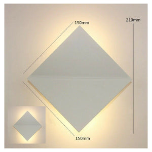 Trade Shop - Applique Da Parete Per Interni Con Led A Luce Bianca Naturale 4000k In Alluminio -